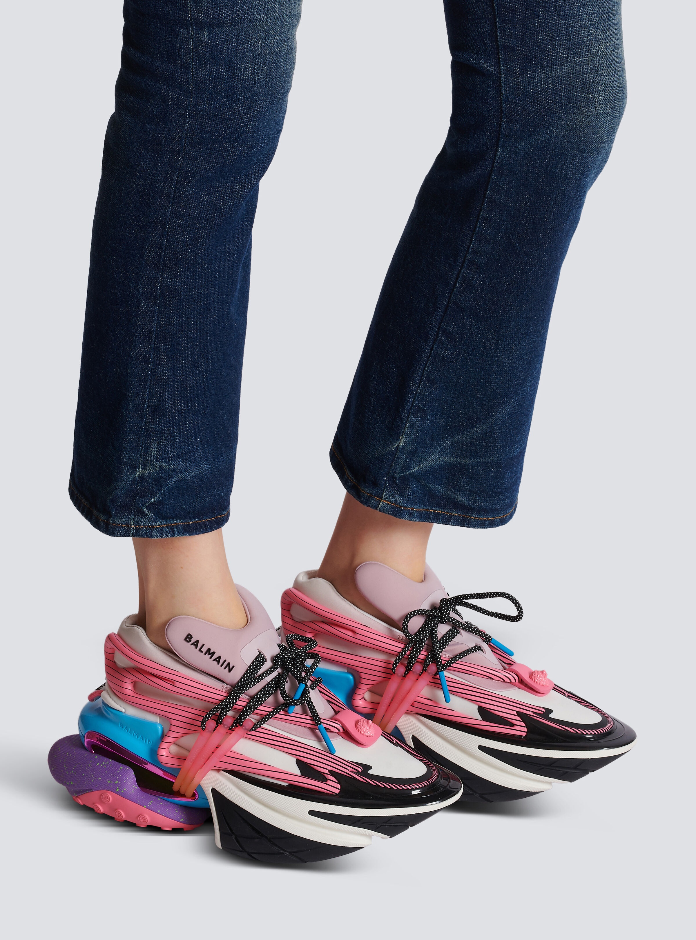 Unicorn trainers in neoprene and leather - 8