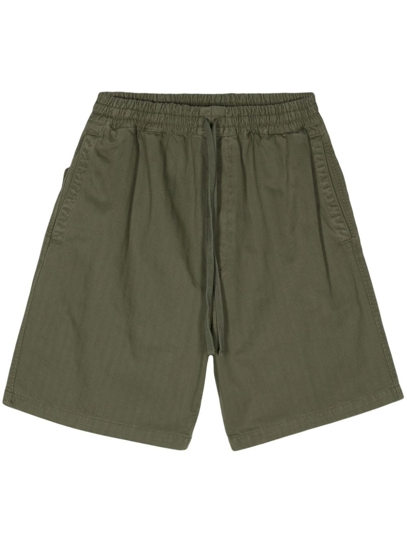 Rainer herringbone drawstring shorts 1