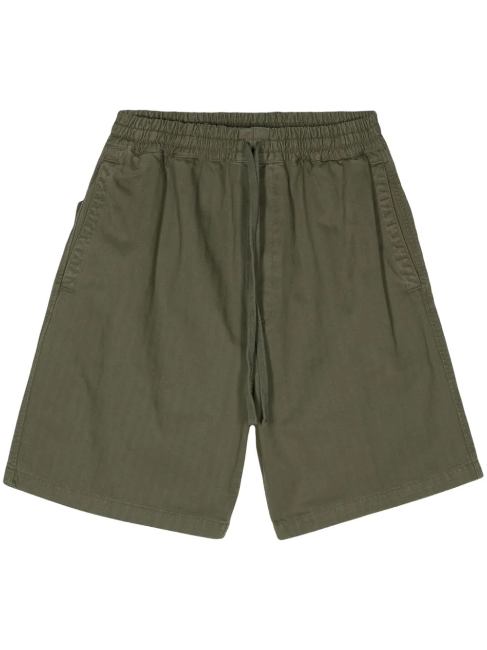 Rainer herringbone drawstring shorts - 1