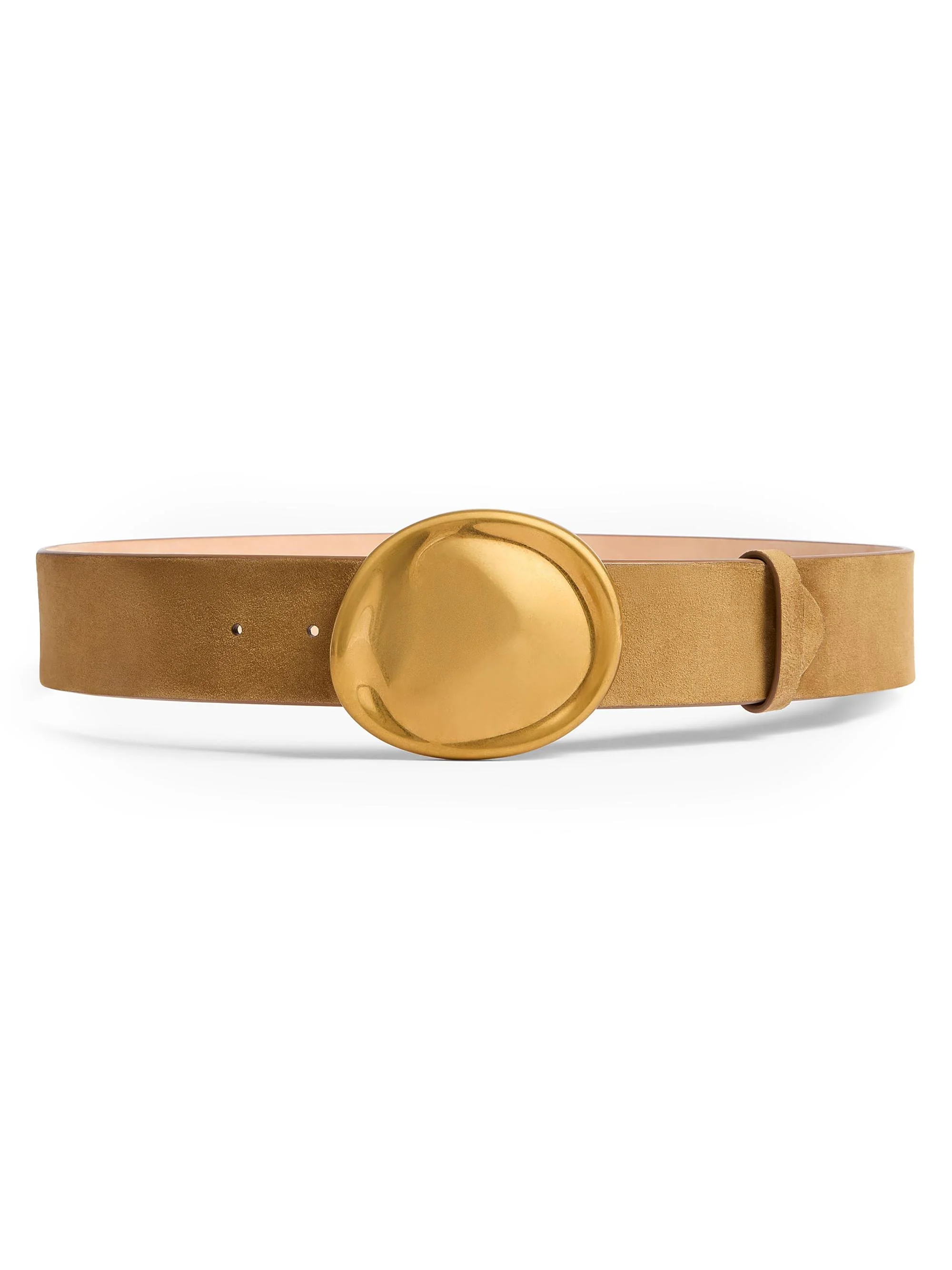Women's Keefe Suede Belt - Mud - 1