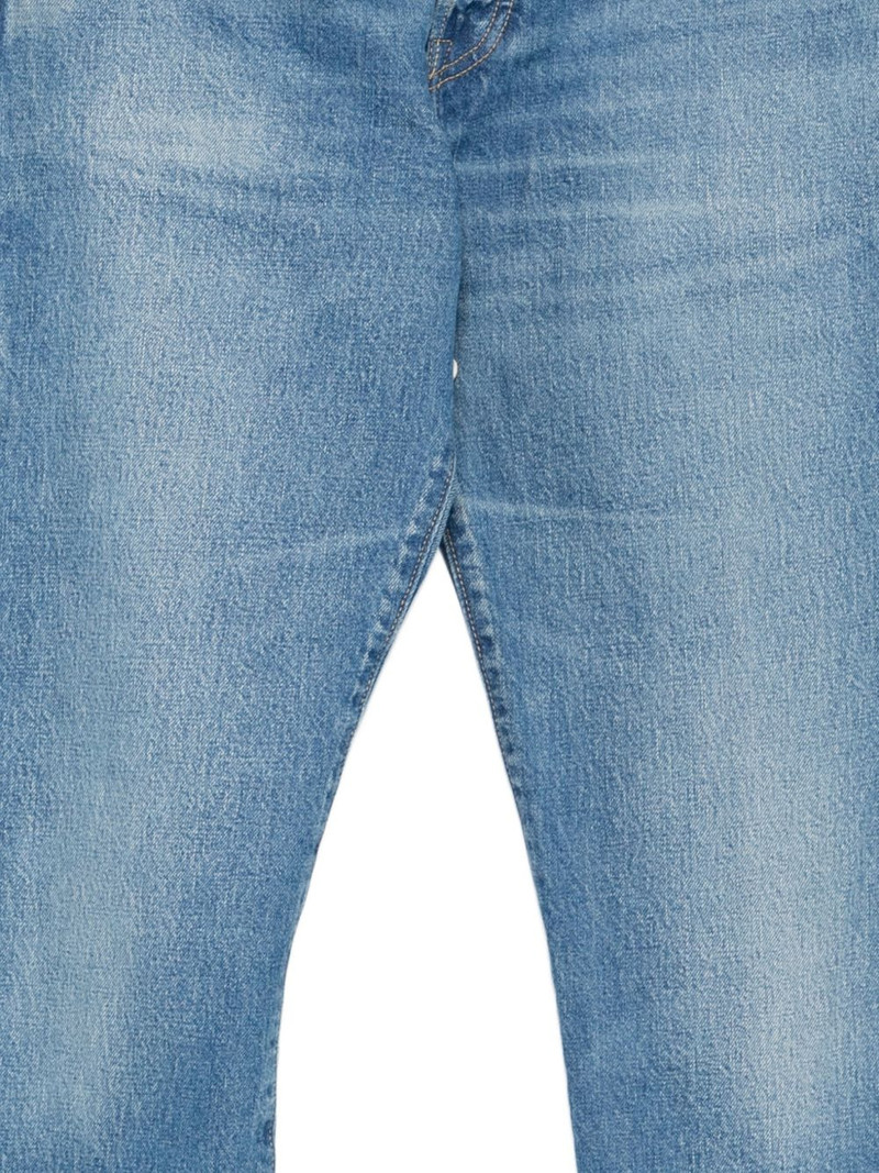 panelled straight-leg jeans 3