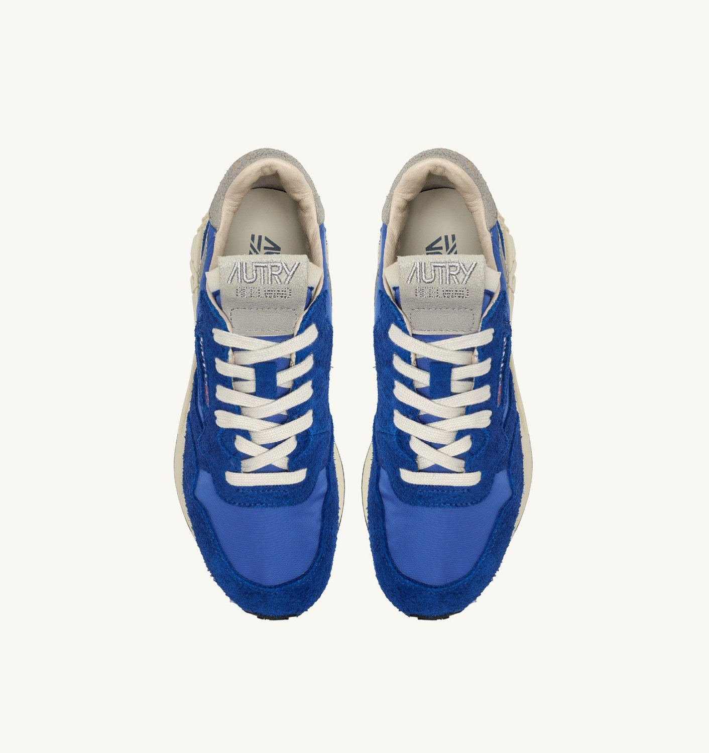 REELWIND LOW SNEAKERS IN BLUE NYLON AND SUEDE - 5