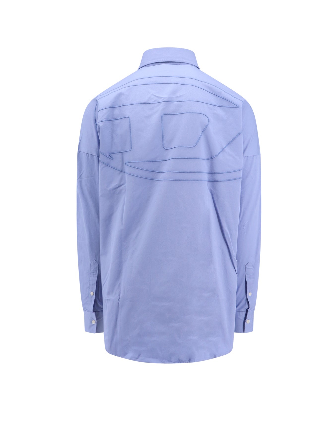 Cotton shirt with embroidered logo - 2