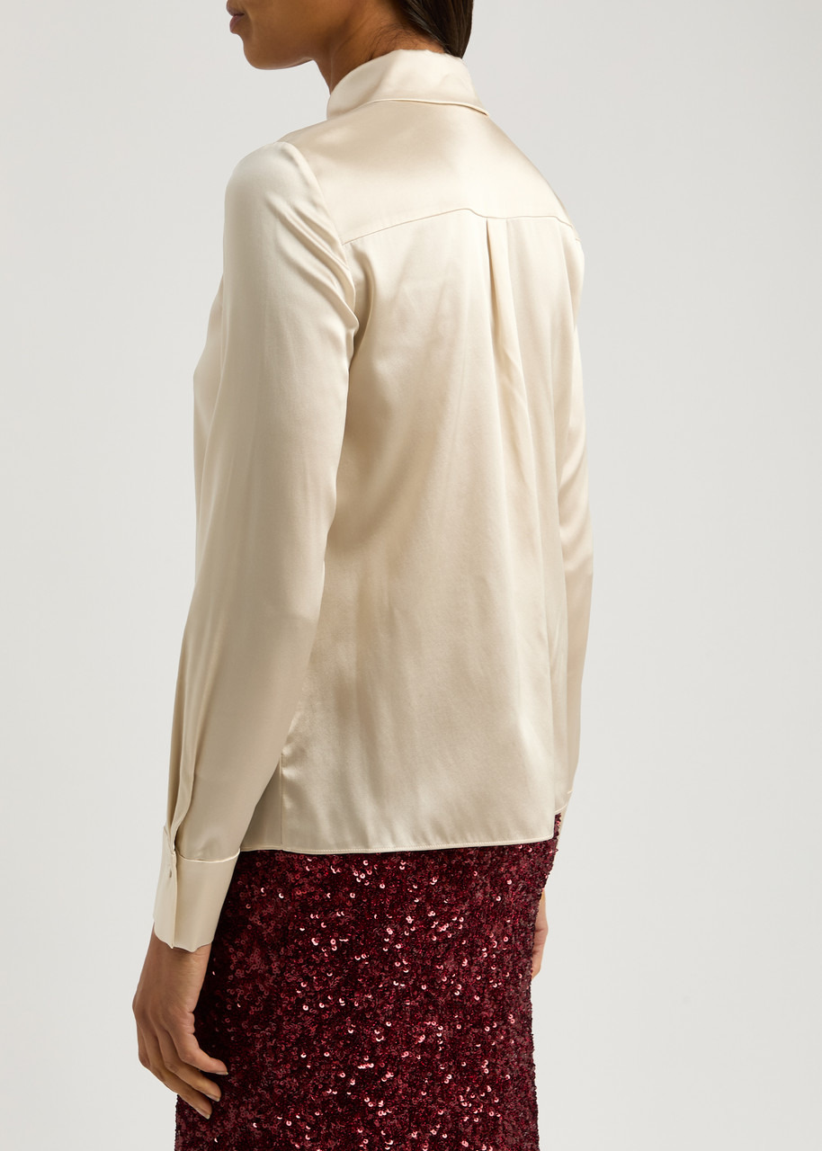 Alice + Olivia Brady Stretch-silk Shirt - 3