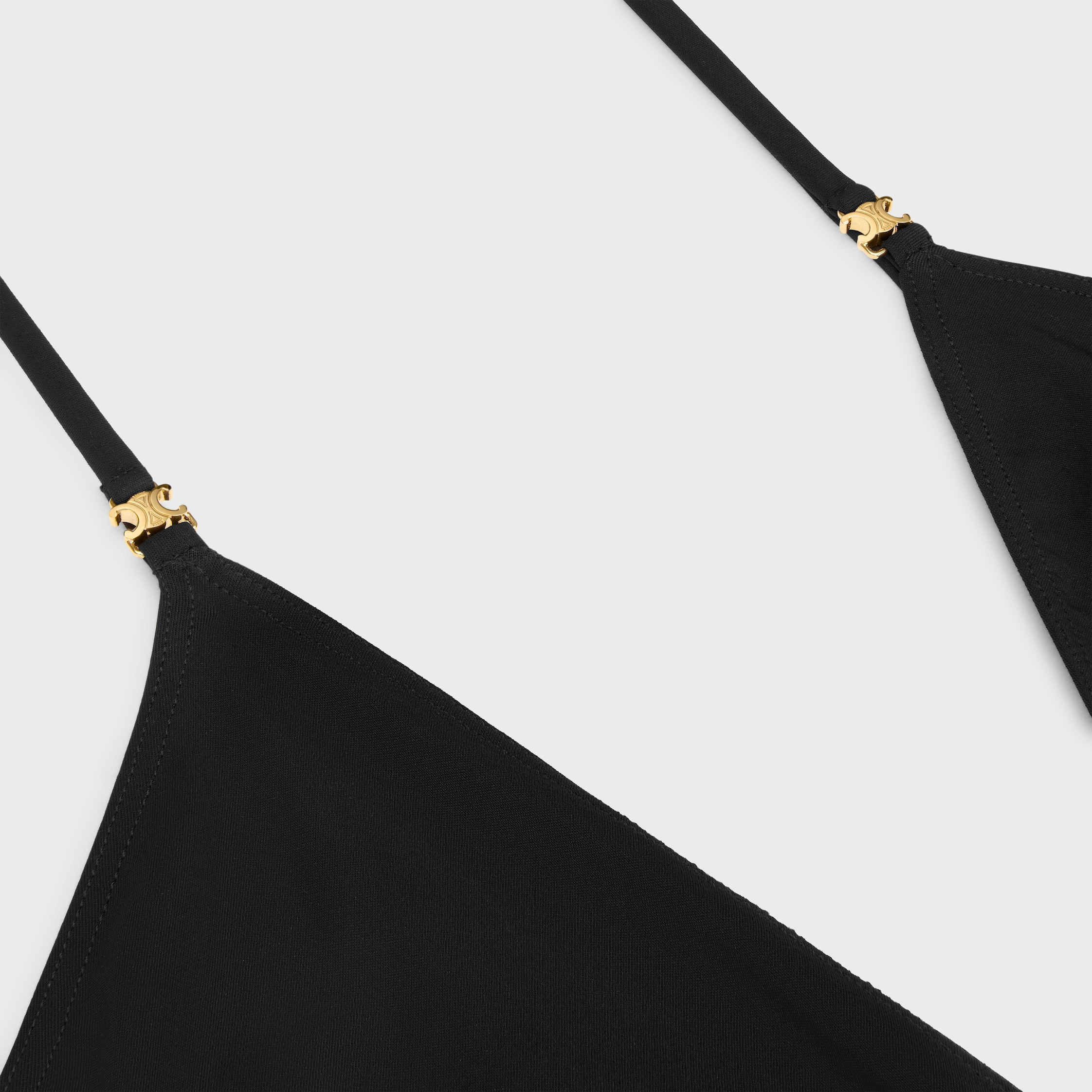 gathered swimsuit in matte jersey - 3
