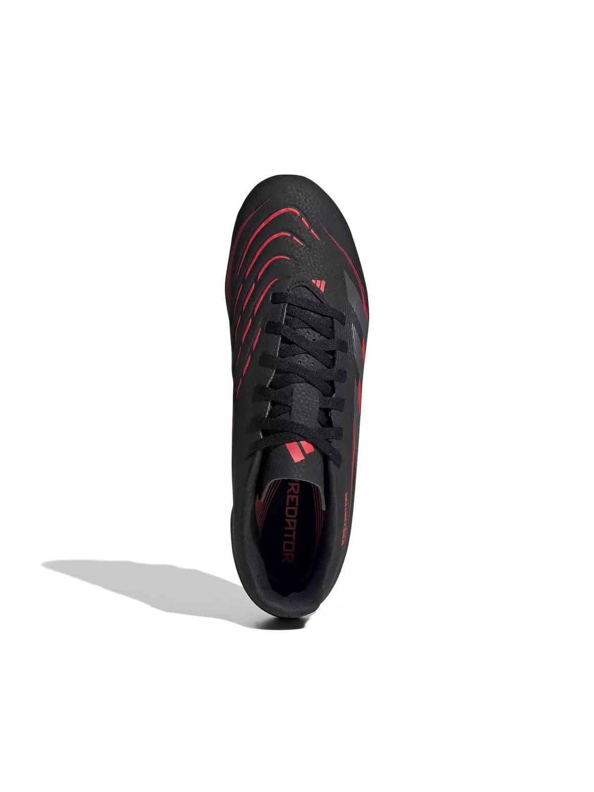 Predator Club MG "Core Black/Grey Four/Lucid Red" Unisex Soccer Cleat - 5