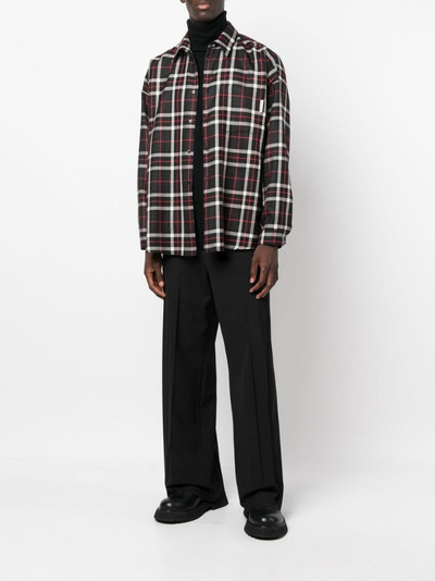 Marni tartan button-down shirt outlook