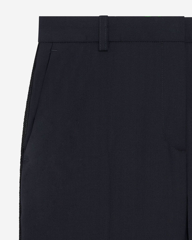 STRAIGHT NAVY WOOL PANTS 7