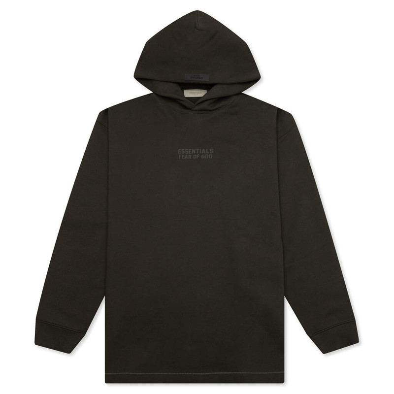 Relaxed Hoodie Off Black - 1