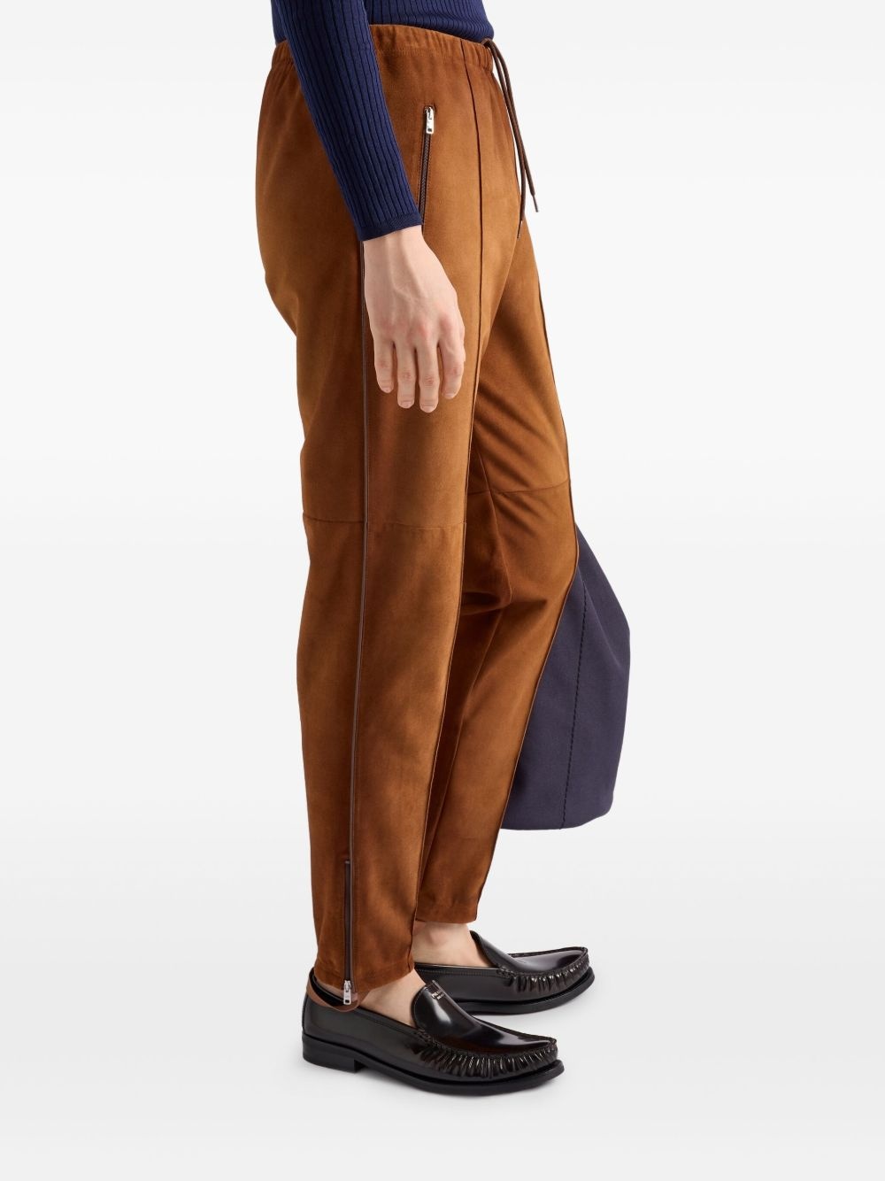 suede trousers - 4