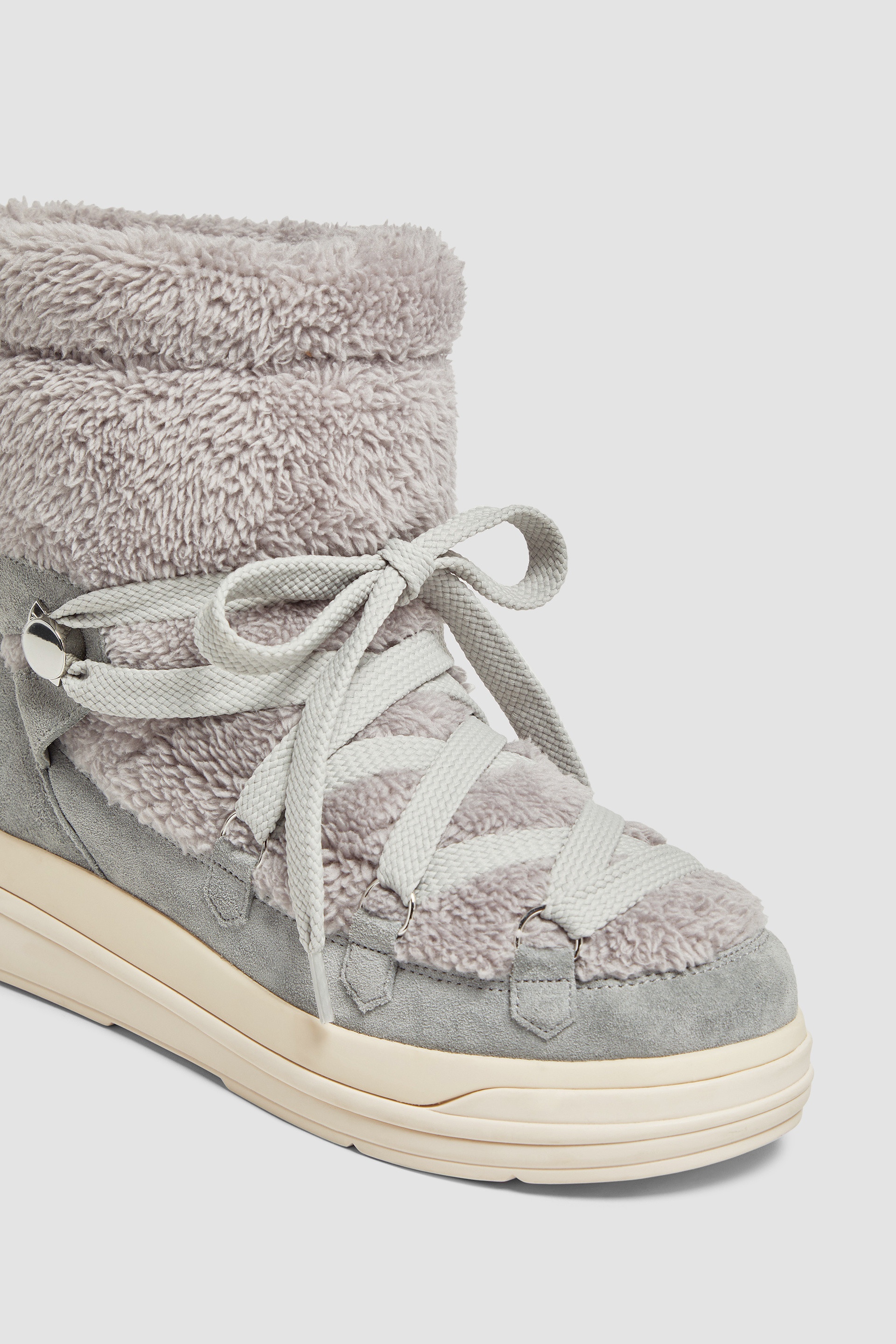 Insolux Faux Fur & Suede Snow Boots - 3