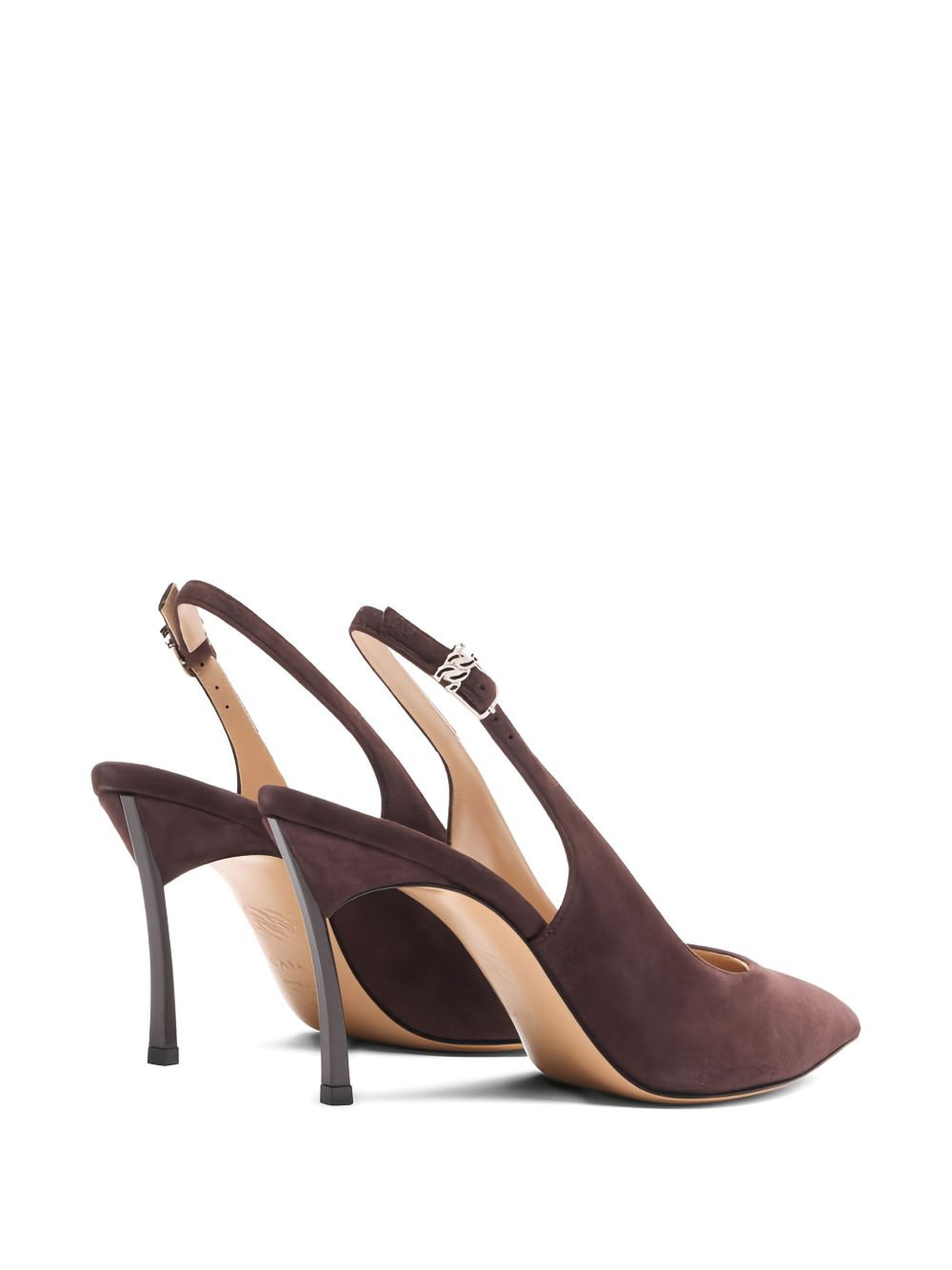 80mm slingback pointed-toe pumps - 4