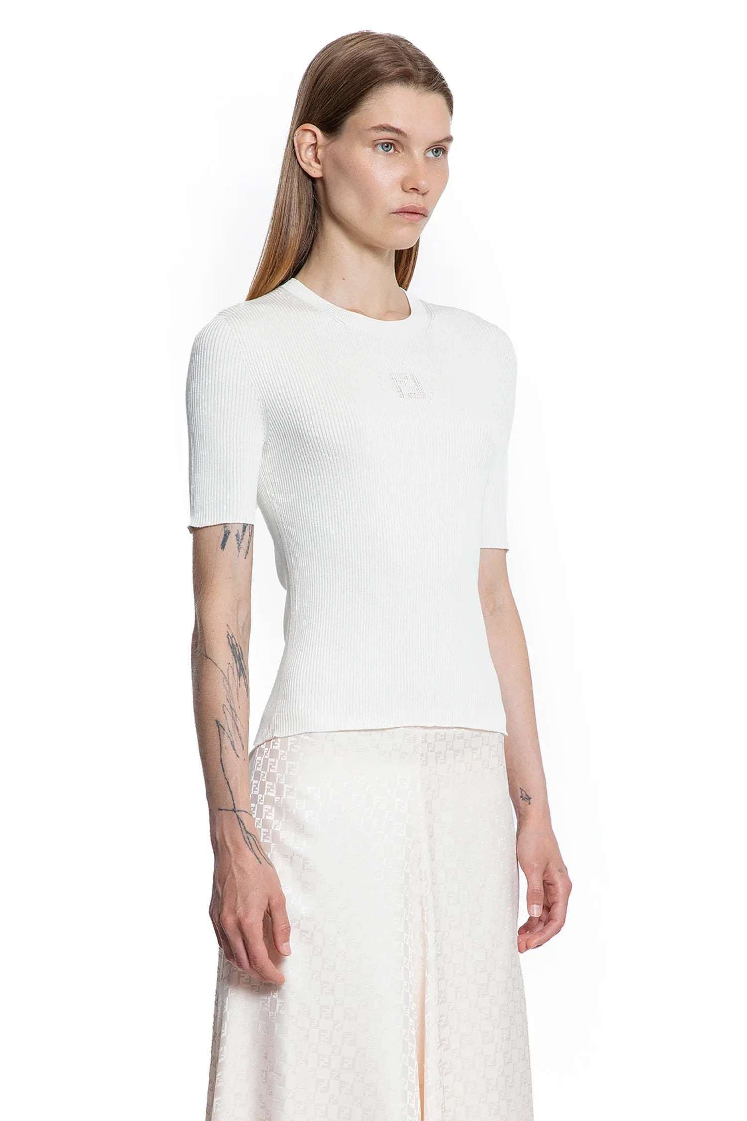 Fendi-Stamp-1925-Short-Sleeve-Sweater - 2