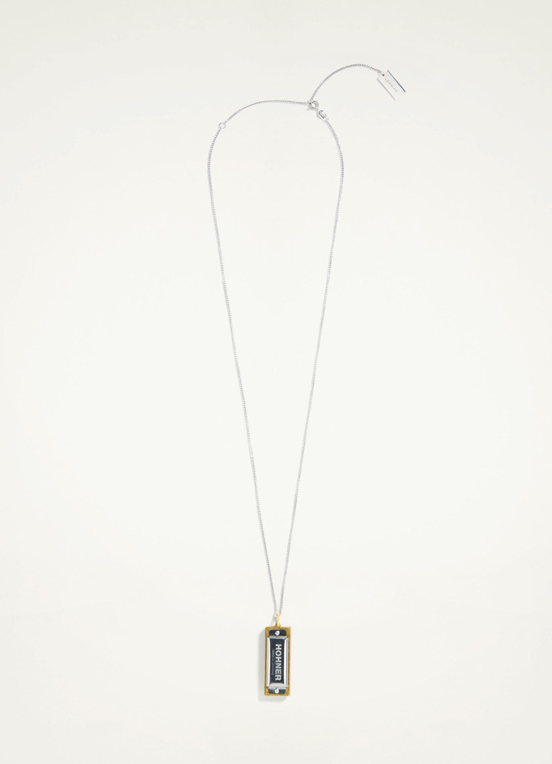 HARMONICA NECKLACE
RHODIUM SILVER 1