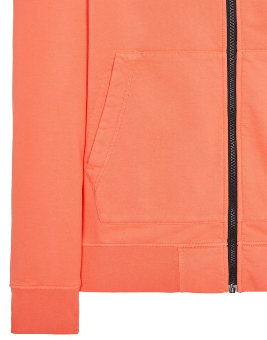 64351 GARMENT-DYED_COTTON FLEECE  ORANGE - 4