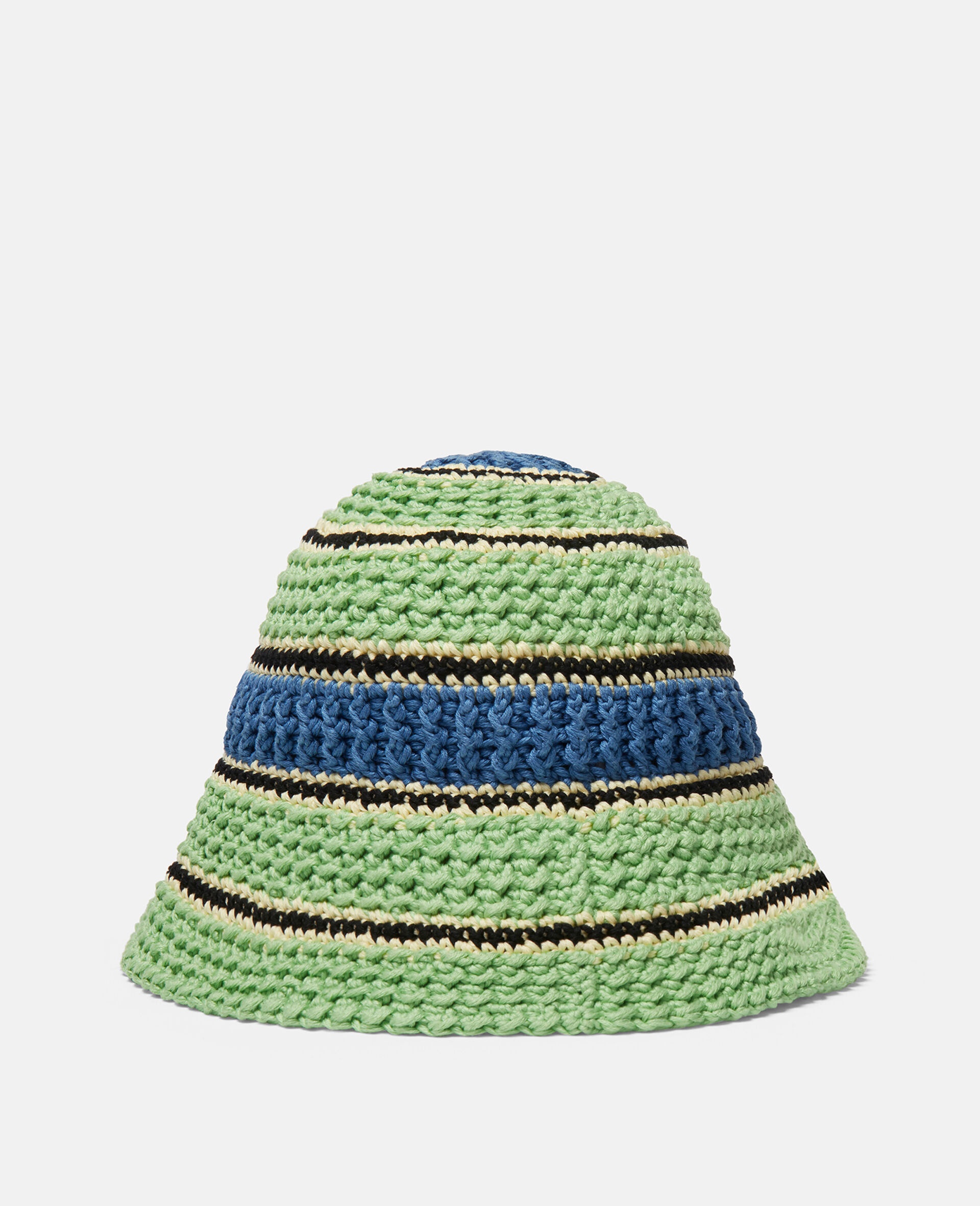 Logo Cotton Crochet Bucket Hat - 3