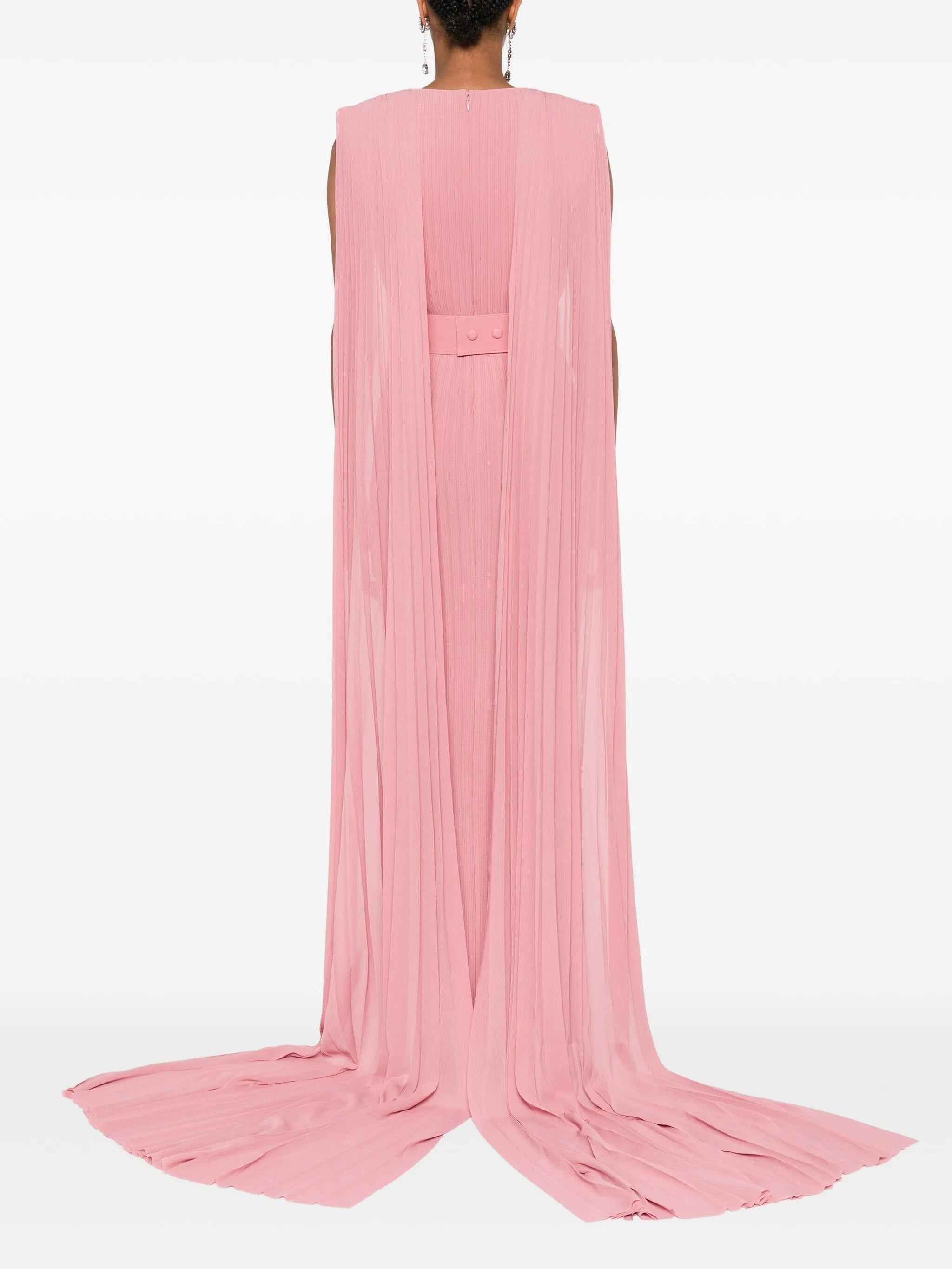Solace London Tavia Pleated Belted Maxi Dress - 5