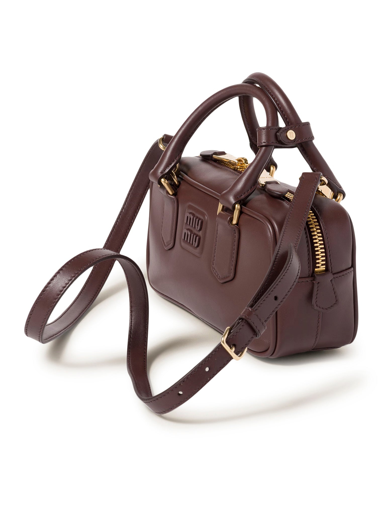 ARCADIE SMOOTH LEATHER BAG - 4