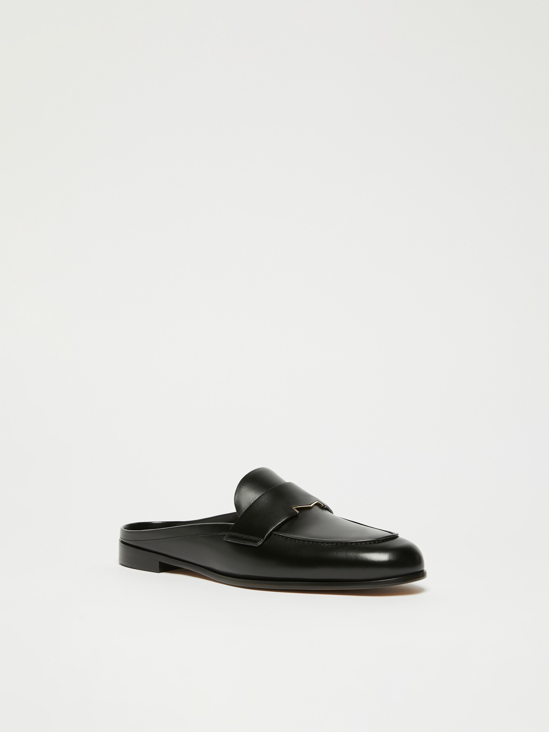 REGENTSABOT Smooth leather mule moccasins - 2