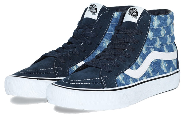 Vans Supreme x SK8-HI 'Blue Hole Punch Denim' VN0A38Z32DD - 4