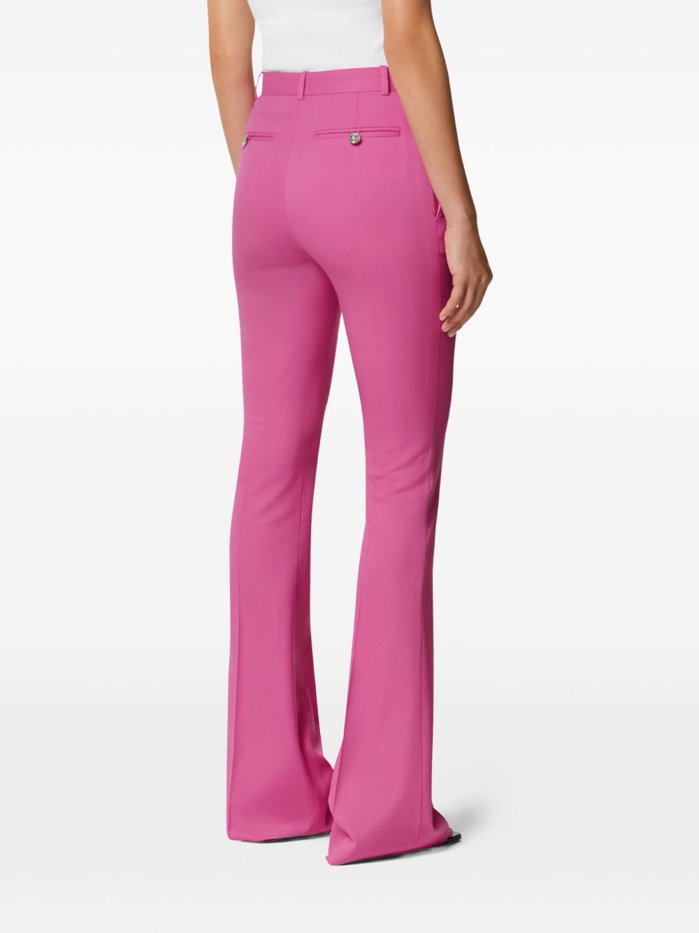 flared tailored trousers - 4