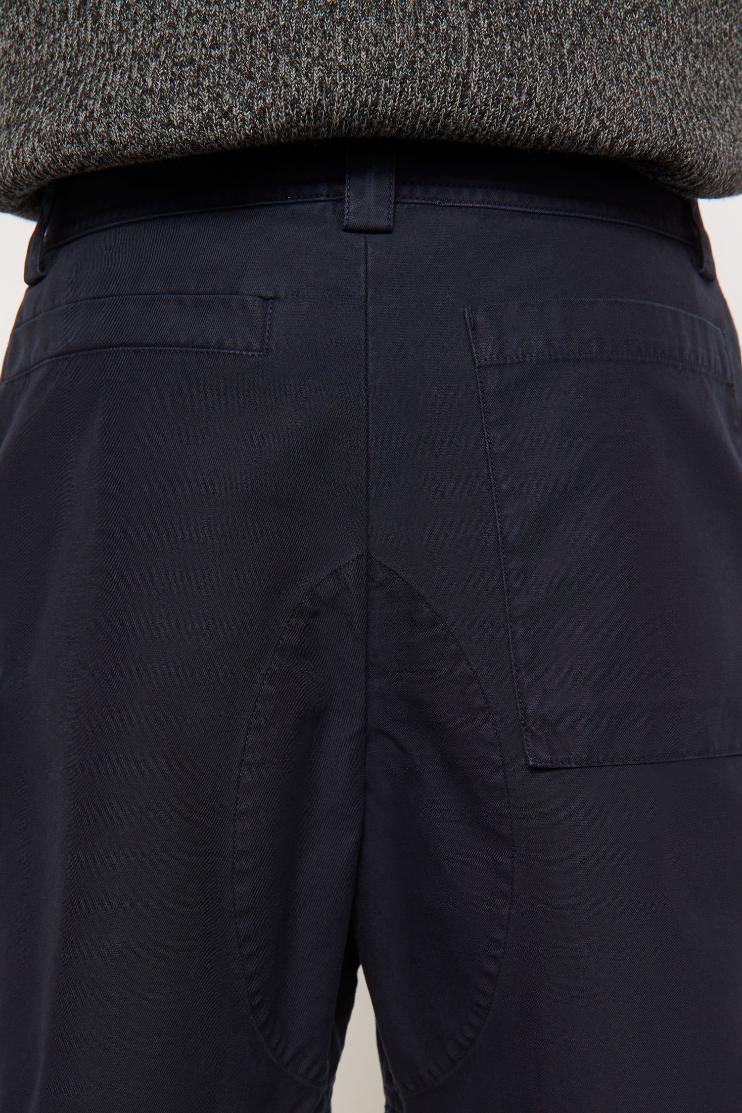 Cotton cargo shorts navy blue - 5