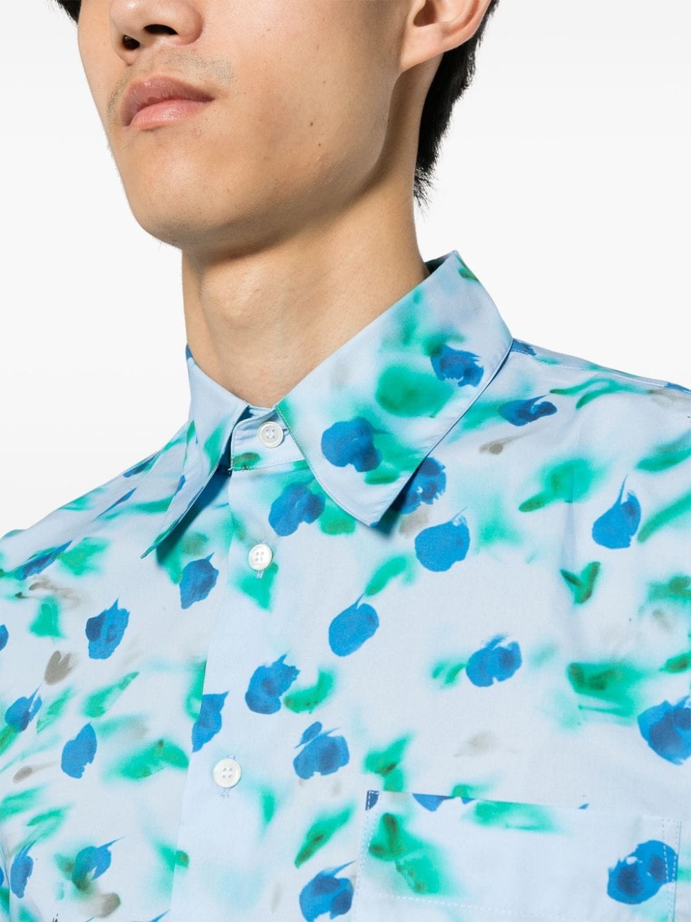 Reverie-print cotton shirt - 5