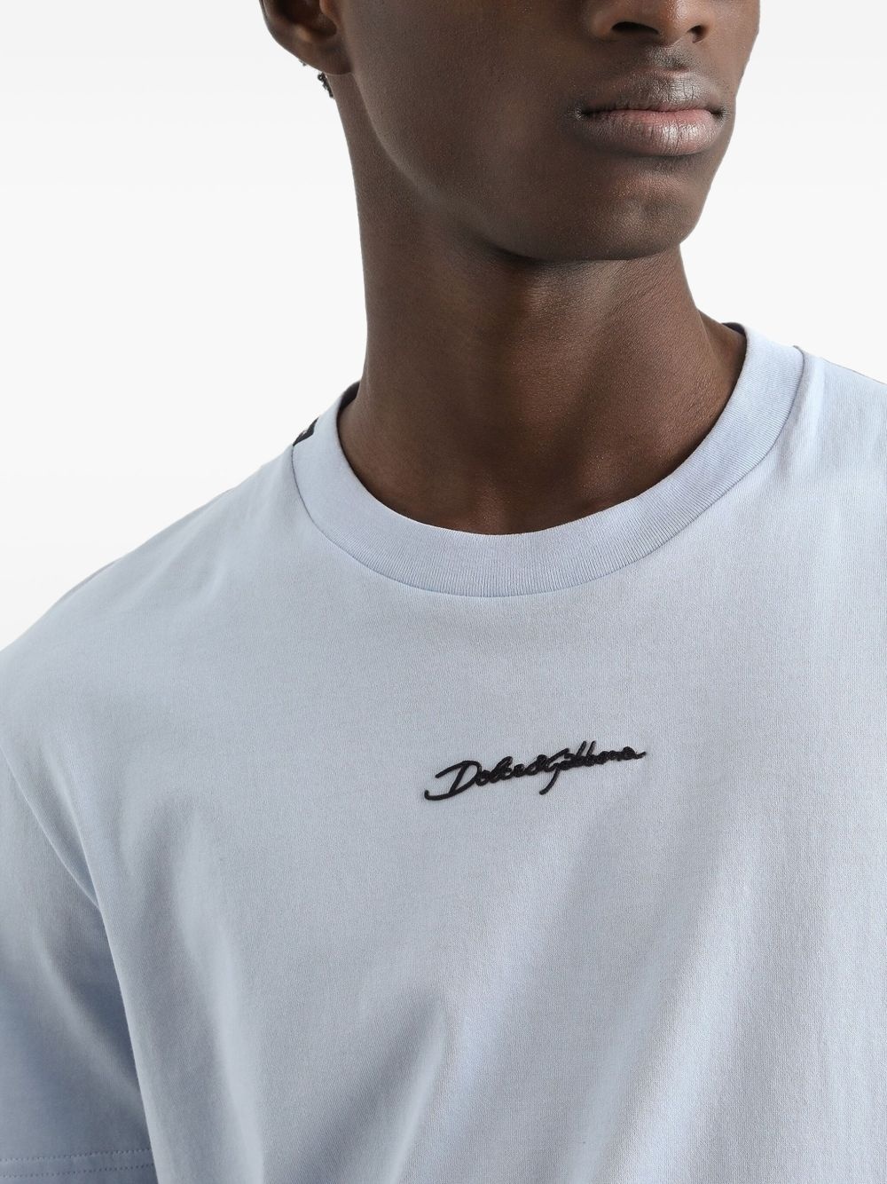 logo-print cotton t-shirt - 4