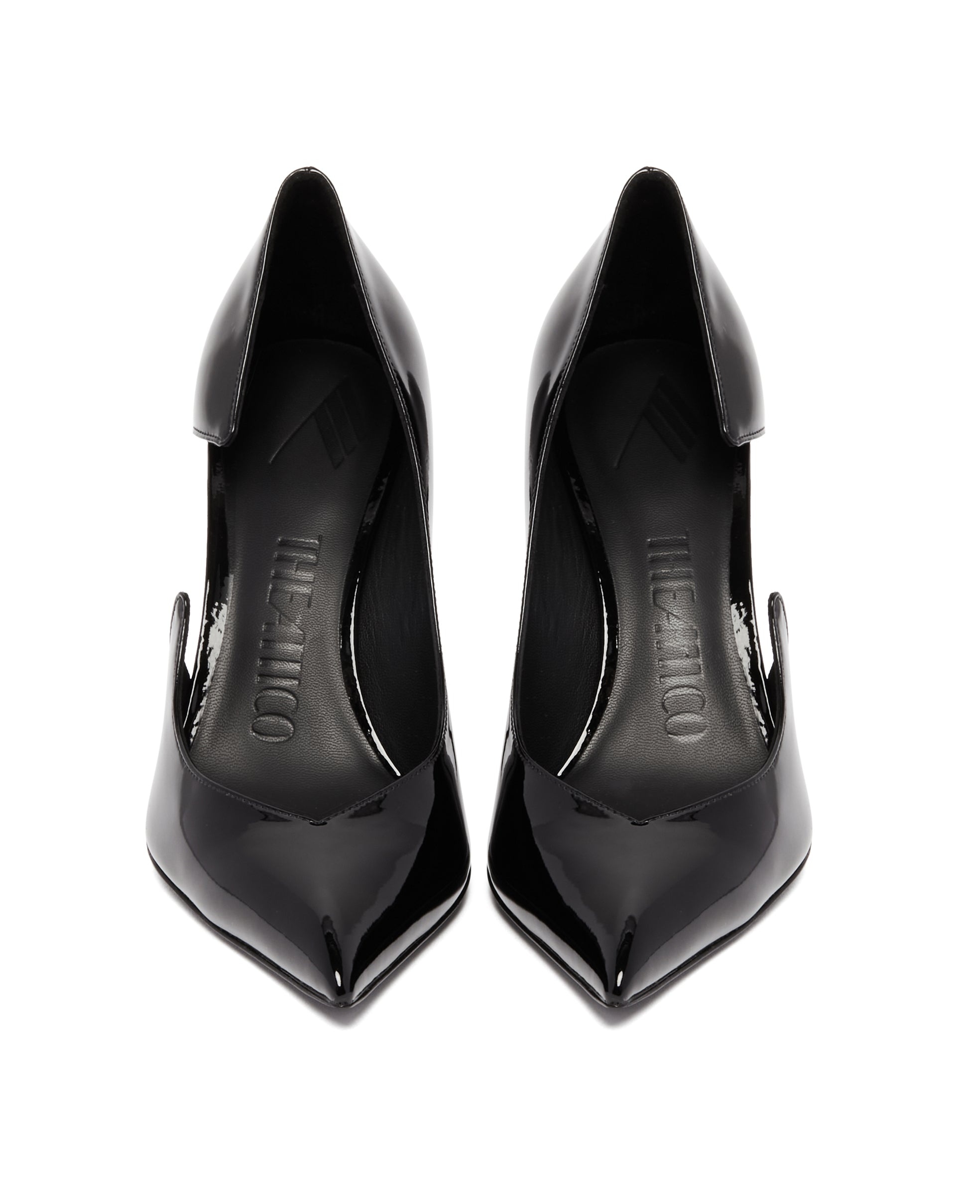 Black Cut-Out Pumps - 4