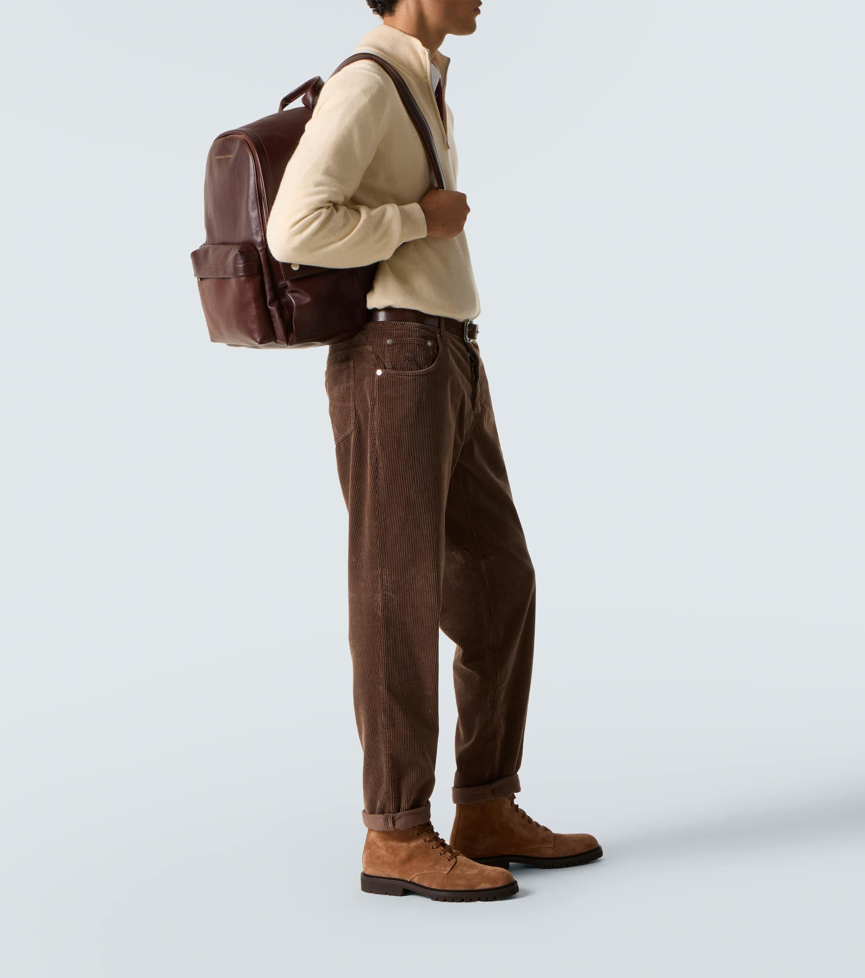 Leather backpack - 6