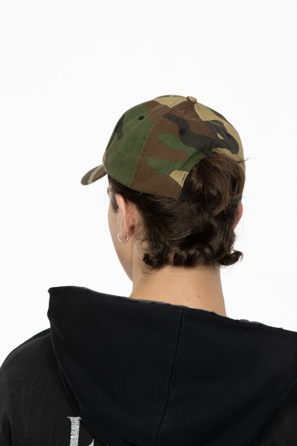 LOGO EMBROIDERY CAMO HAT - 5