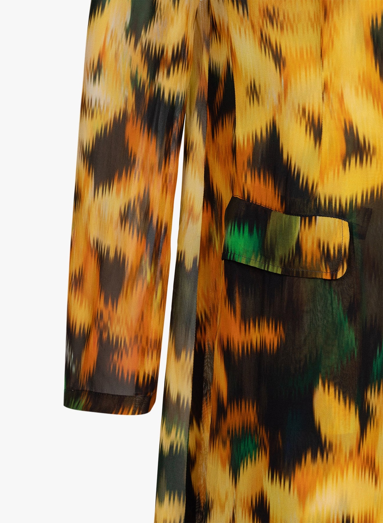 PRINTED LONG BLAZER - 3