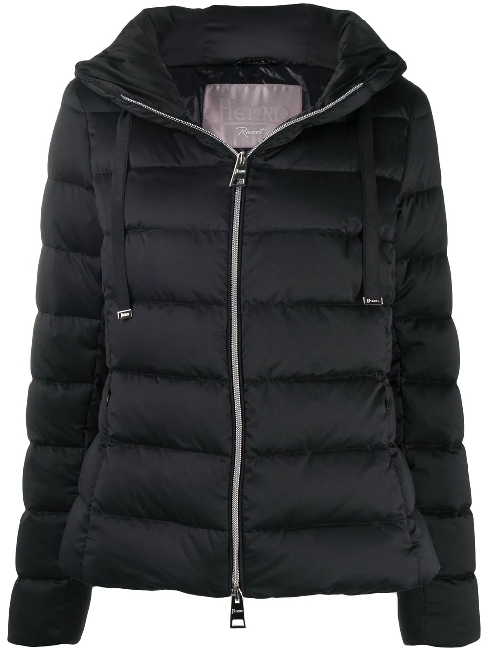 hooded puffer jacket - 1