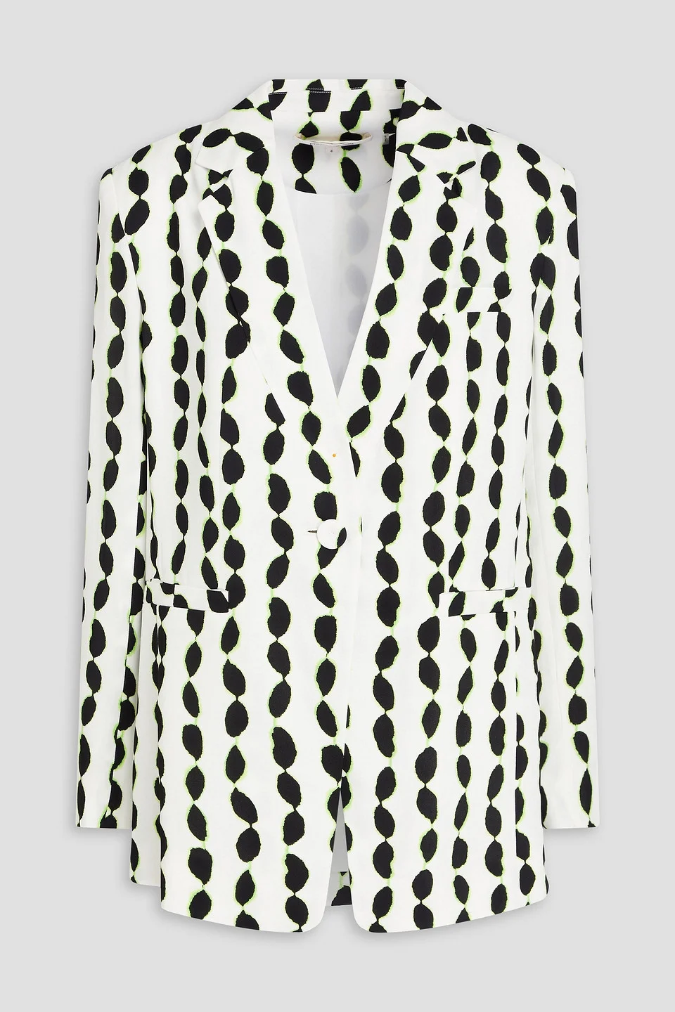 Dalton printed crepe blazer - 1