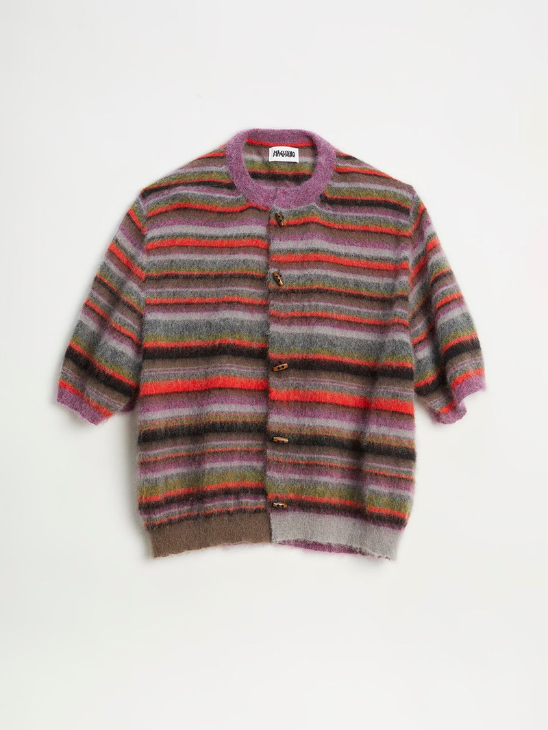 Magliano | Freaky Short Sleeve Cardigan Dark 1