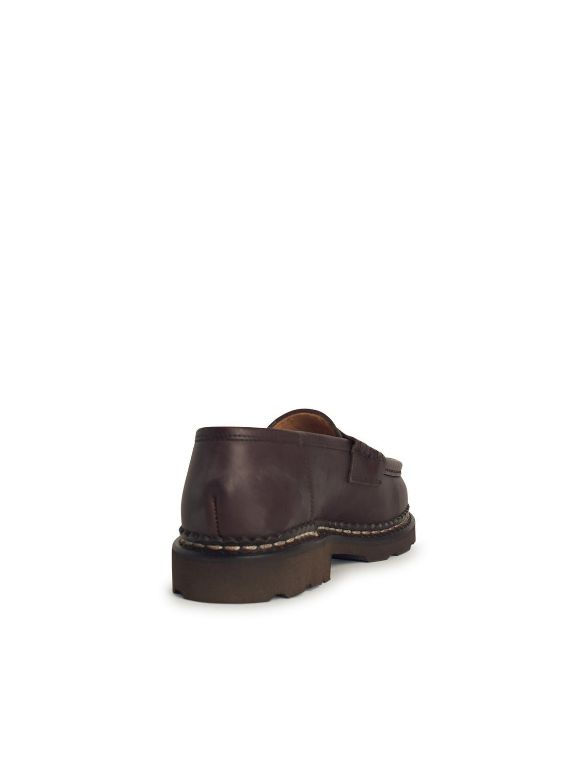 Paraboot 'Remis' Brown Leather Loafers Men - 3