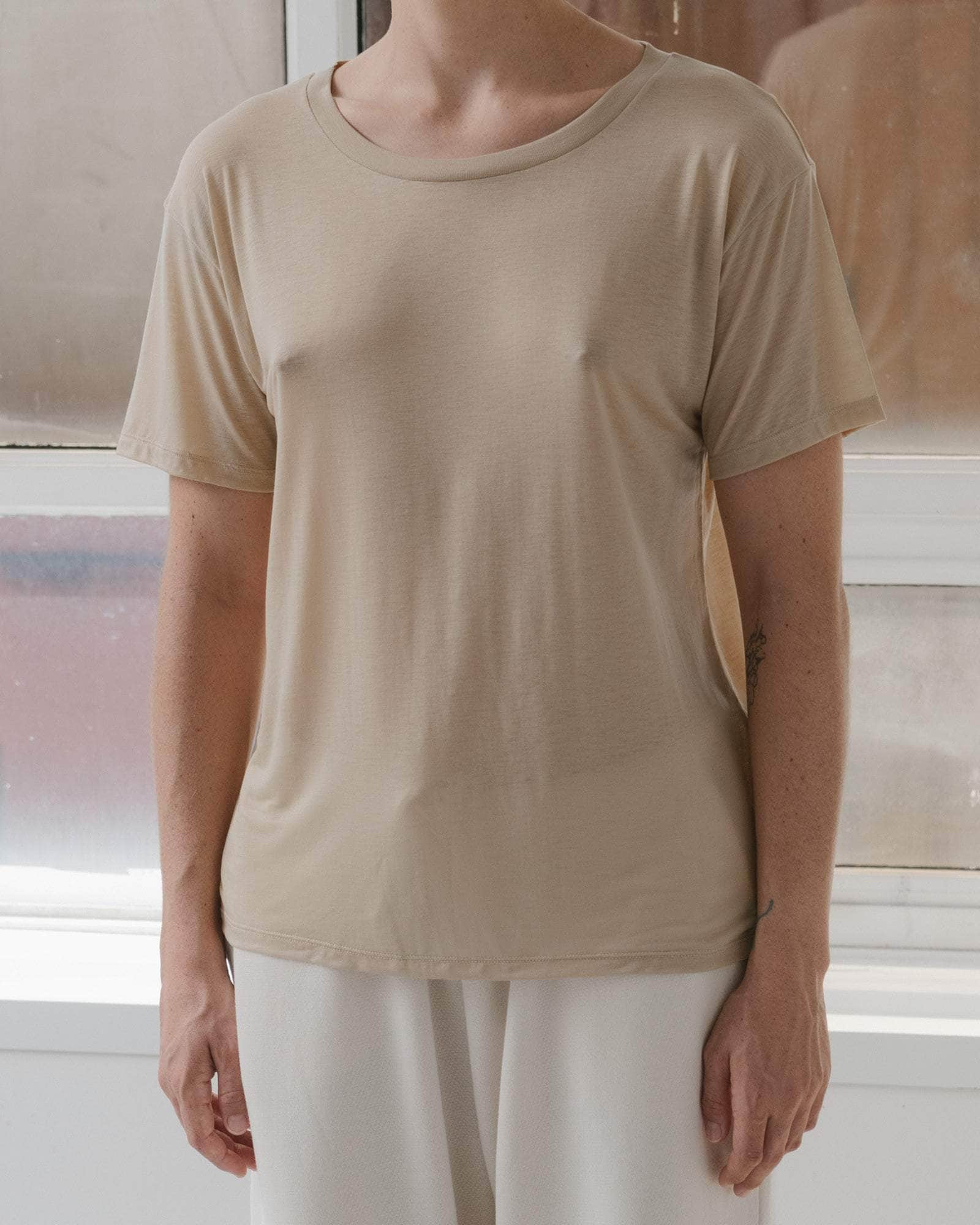 Loose Tee Shirt - Bamboo Lyocell - 4