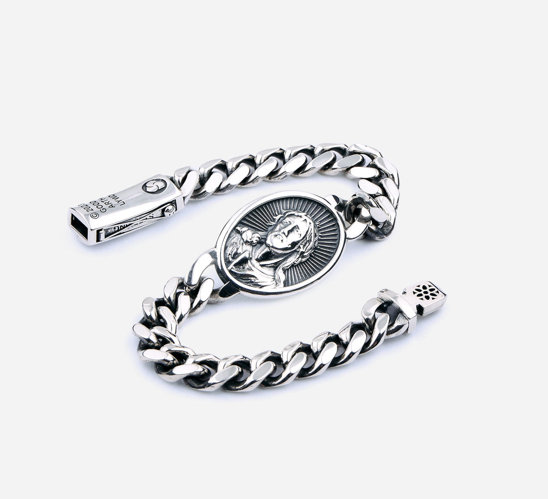 Good Art for 3sixteen - Jesus Peace Cuban Bracelet - 2