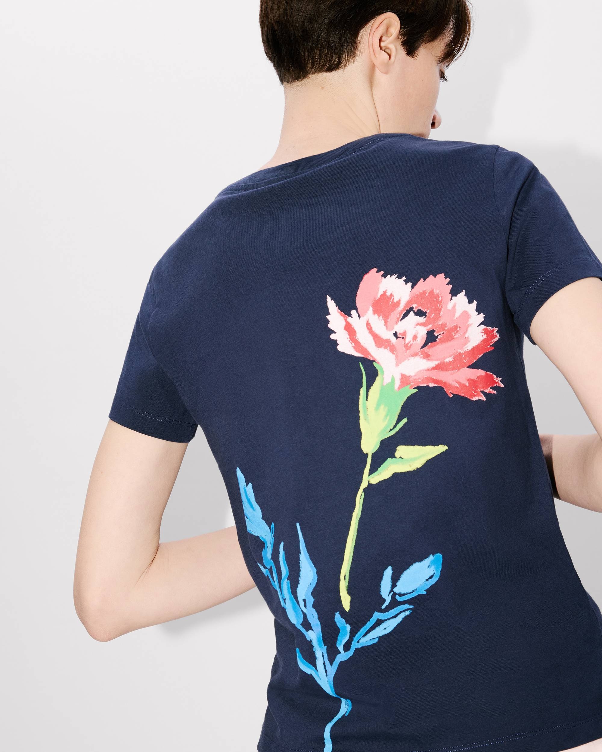 'KENZO Drawn Flowers' T-shirt - 3