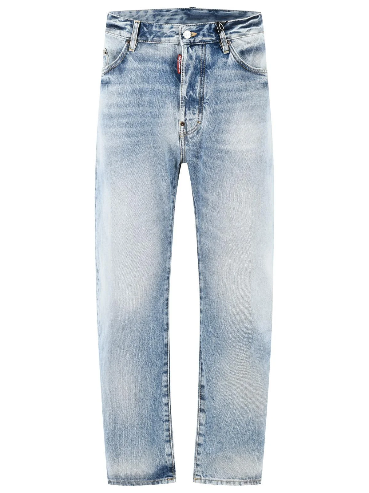 Dsquared2 BRO Light Blue Cotton Jeans - 1