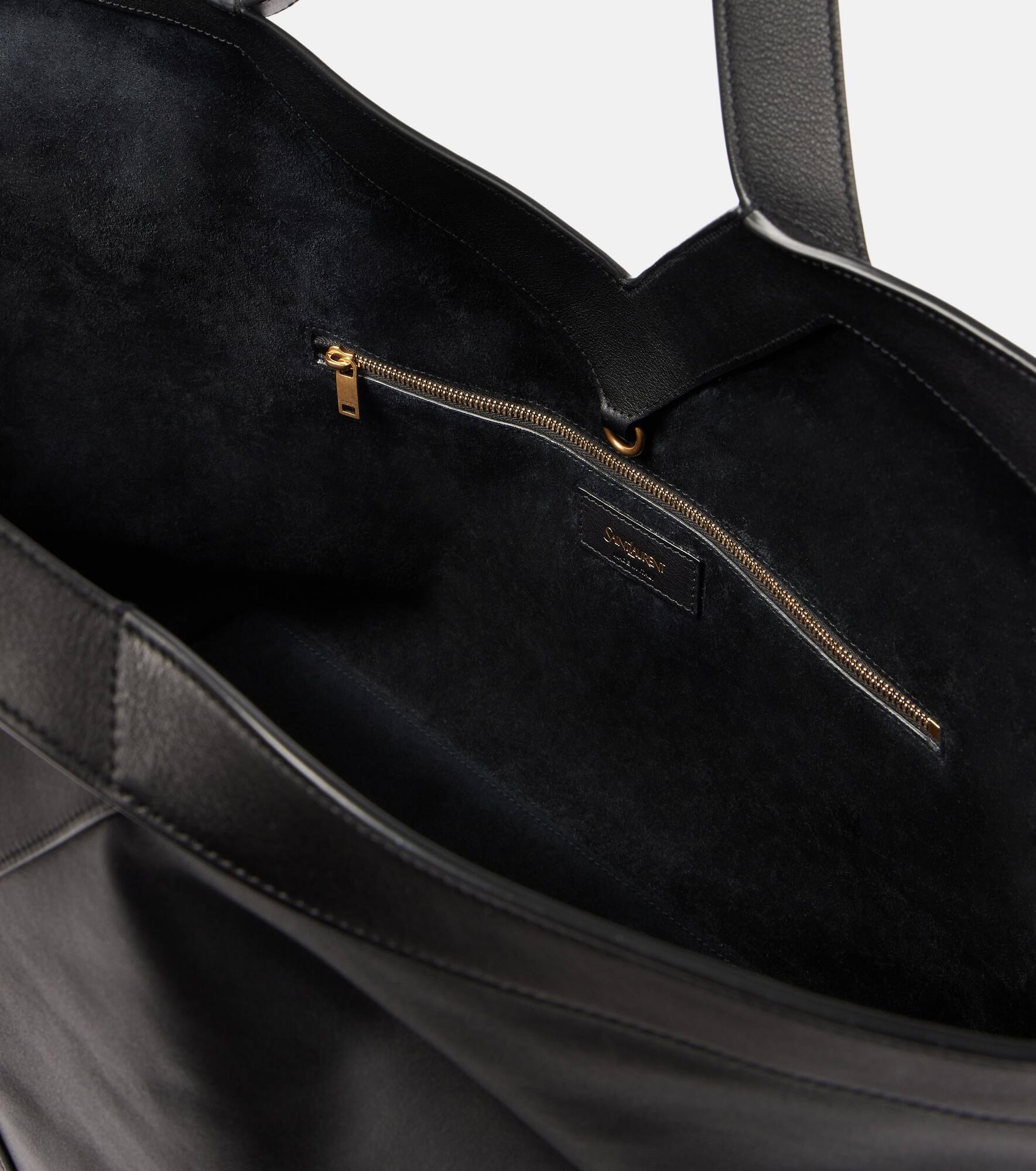 Y leather tote bag - 3