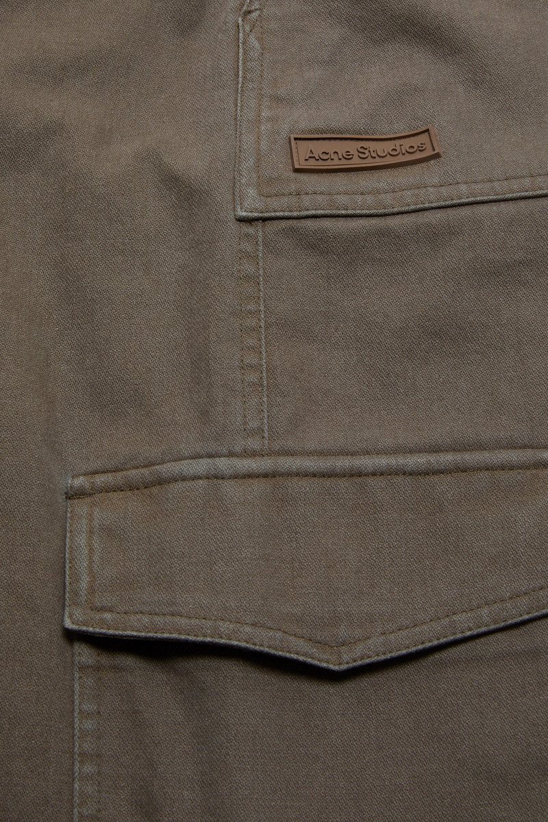 Twill trousers - Khaki green 6