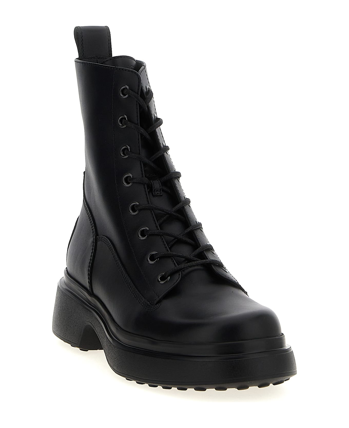 Leather Combat Boots - 2