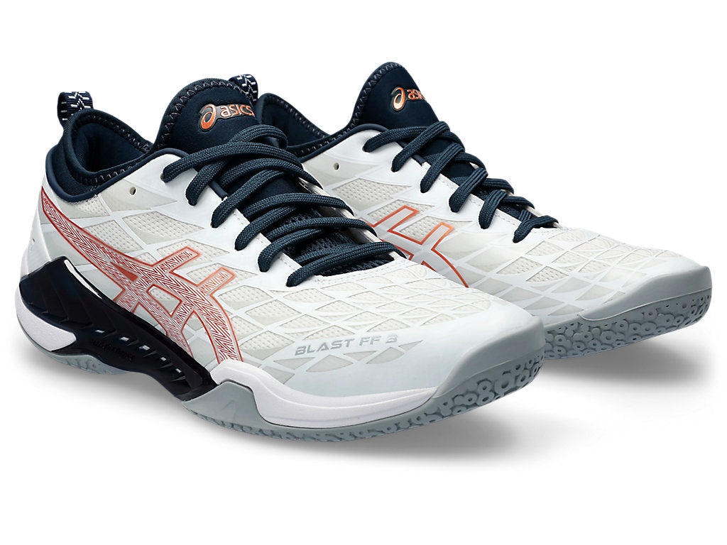 ASICS Blast FF 3 Badminton Shoes 'White Pure Bronze' 1073A069-960 - 3