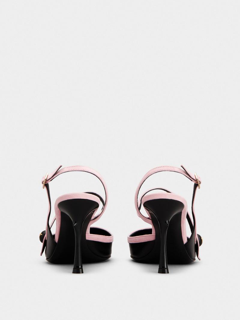 Rose Vivier Slingback Pumps in leather 8