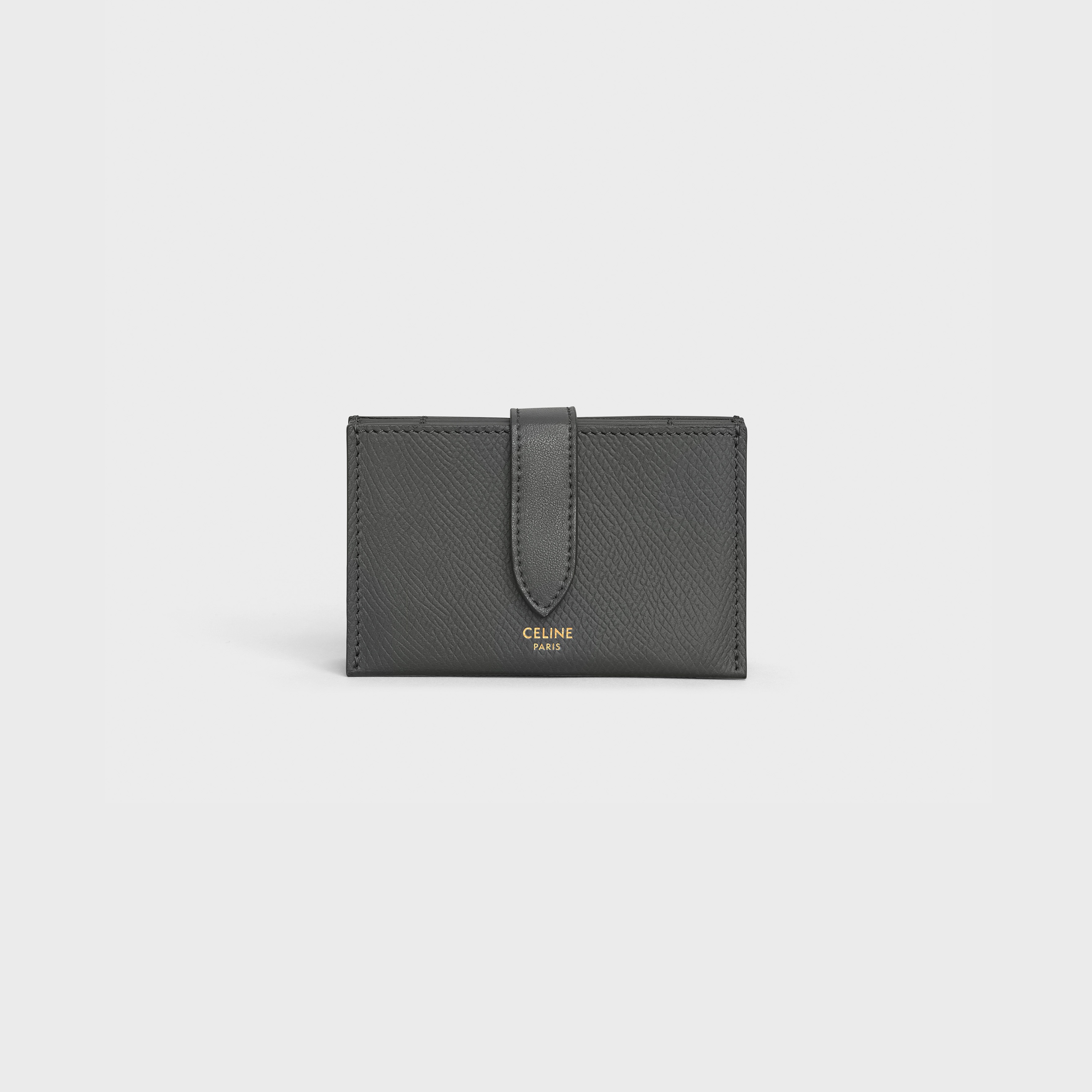 Accordeon card holder in Grained calfskin - 1