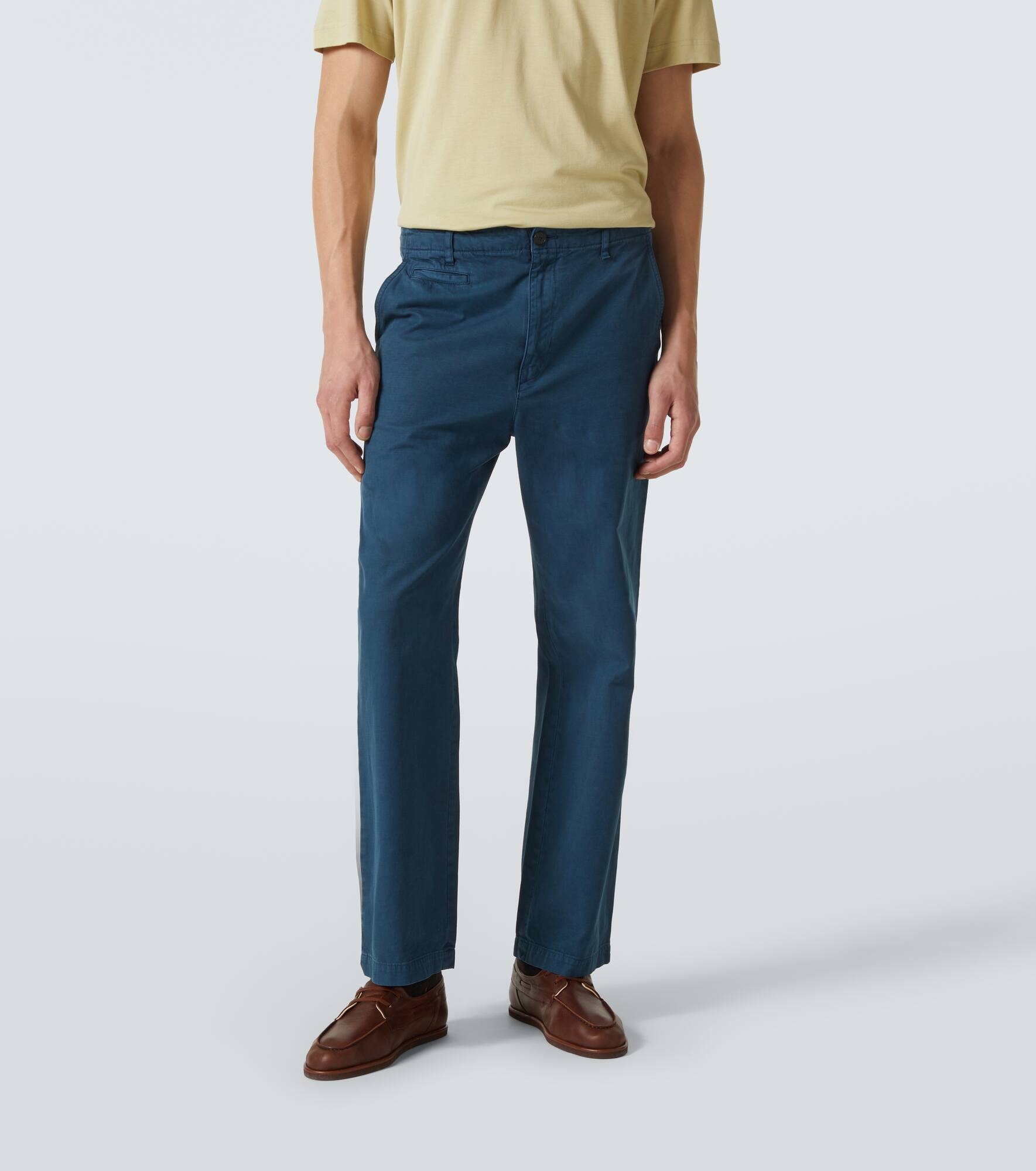 Cotton gabardine chinos - 3