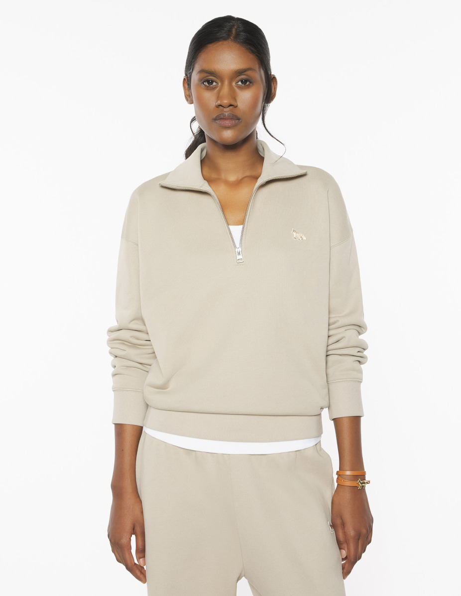 BABY FOX HALF ZIP SWEATSHIRT - 3