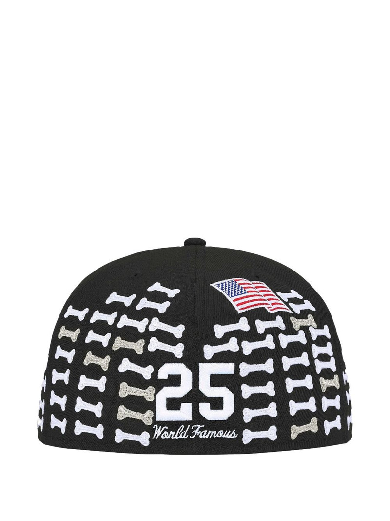Supreme 59Fifty bone-patch baseball cap outlook