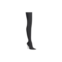 【BALENCIAGA】KNIFE 110MM オーバーニーブーツ ALLOVER LOGO Balenciaga Knife 110mm Over-The-Knee Boots | Saks Fifth Avenue